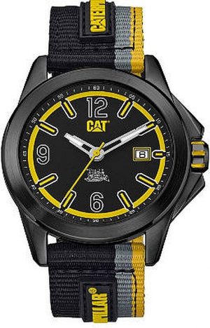 Men's CAT Caterpillar Twist Up Black Steel